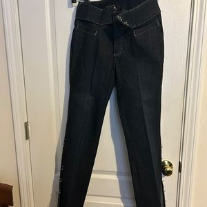 FUBU size 5/6 jeans with snaps on the side